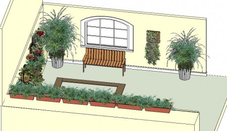 Projeto I - Jardim visão aérea